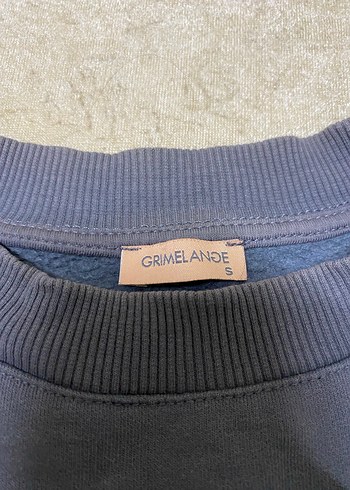 Gri Baskılı Kadın Sweatshirt - Görsel 3