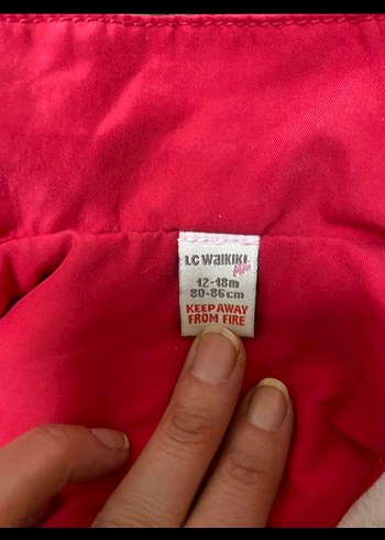 Kız Çocuk Kapüşonlu Renkli Düğmeli Ceket - Görsel 4