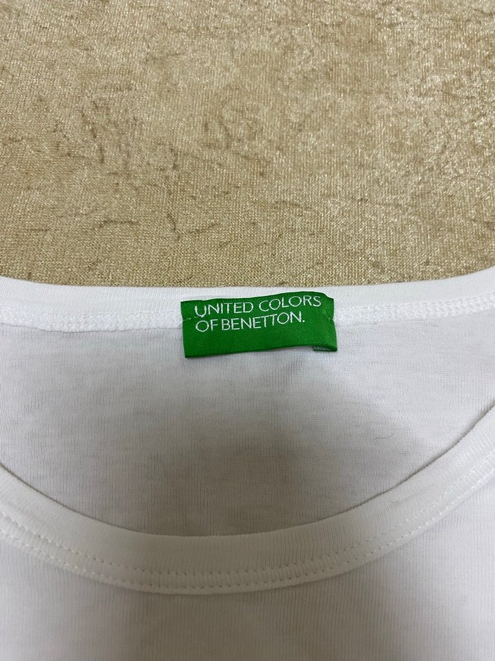 Beyaz Kısa Kollu Kadın Tişört - Görsel 2