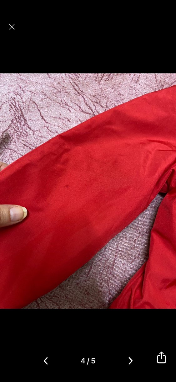 Kız Çocuk Kırmızı Kapüşonlu Yağmurluk - Görsel 5