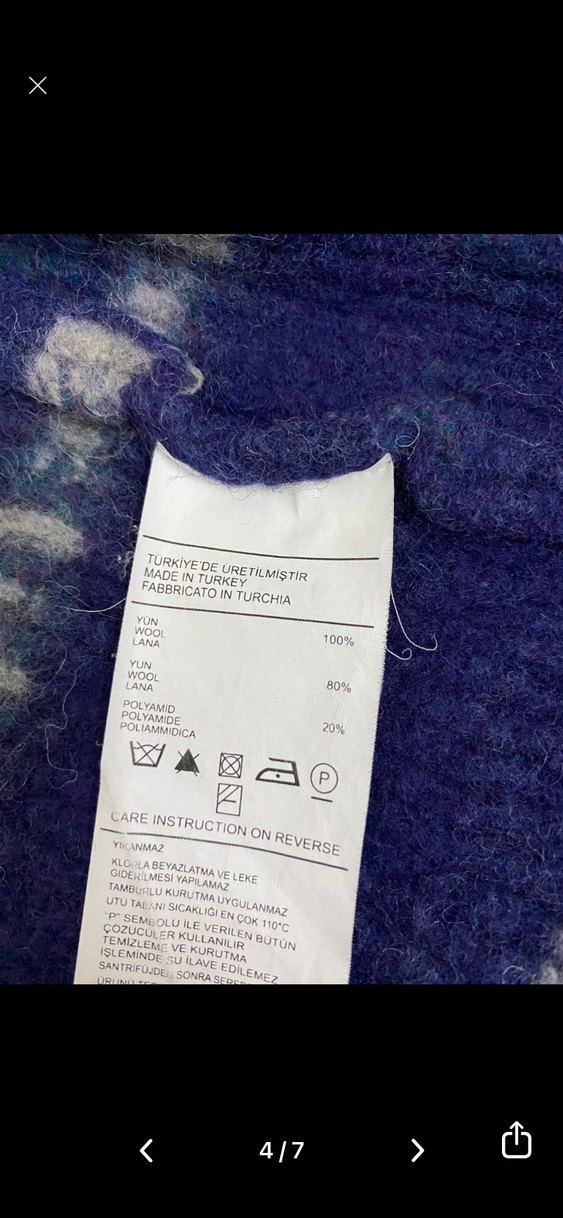 Benetton Erkek Çocuk %100 Yün Hırka - Görsel 5