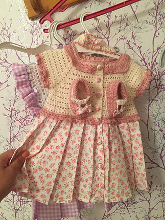 Baby Dolabı 3 Adet Elbise
