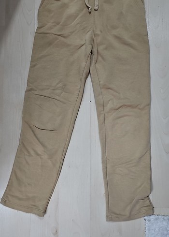 Bej Kadın Keten Salaş Pantolon - Görsel 3