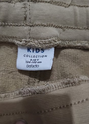 Bej Kadın Keten Salaş Pantolon - Görsel 2