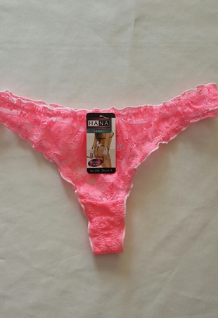 neon pembe string