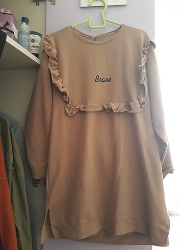 Fırfır detaylı sweatshirt