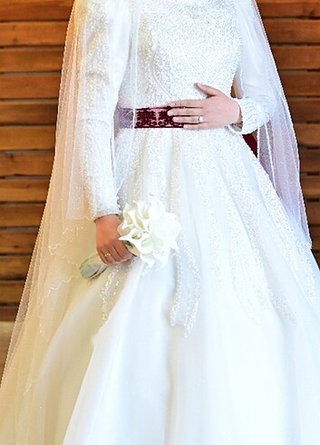 Gelinlik+kaftan satılık