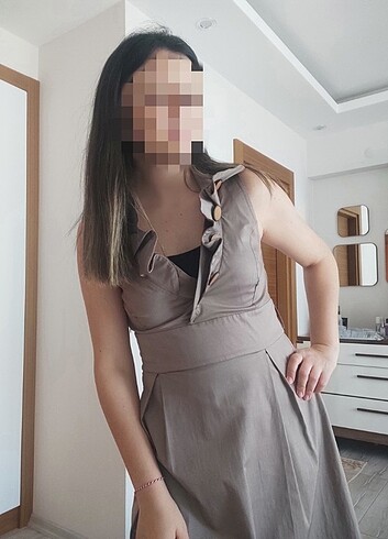 Diğer Vizon renk elbise