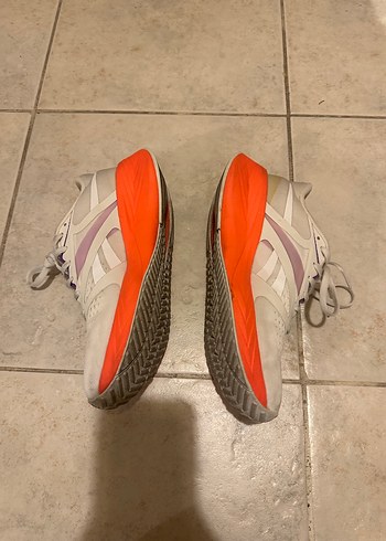 Reebok Beyaz Turuncu Dolgu Topuk Spor Ayakkabı - Görsel 6