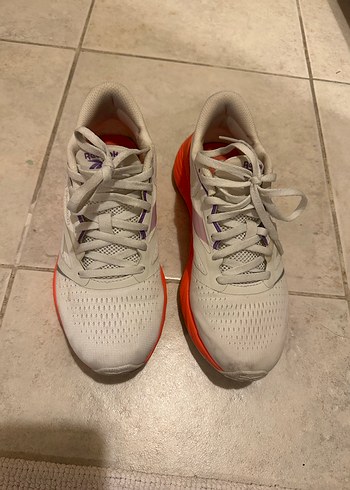 Reebok Beyaz Turuncu Dolgu Topuk Spor Ayakkabı - Görsel 4