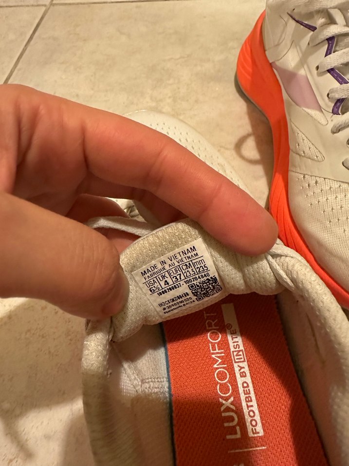 Reebok Beyaz Turuncu Dolgu Topuk Spor Ayakkabı - Görsel 2