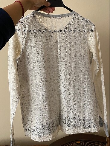 KOTON Arkası Dantelli Bluz - Görsel 2