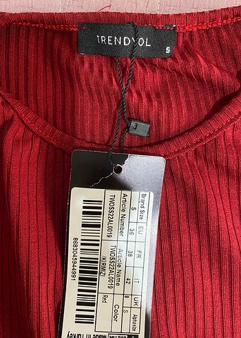 Trendyol Kırmızı Büzgülü Atlet - Görsel 4