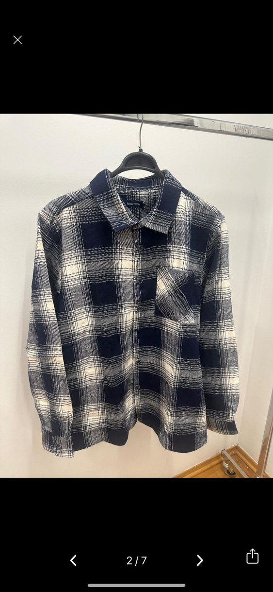 Erkek Gri Denim Uzun Kollu Regular Fit Gömlek - Görsel 2