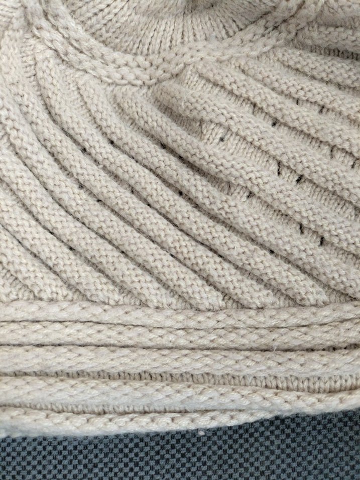 Bej Örgü Kadın Bere - Görsel 2