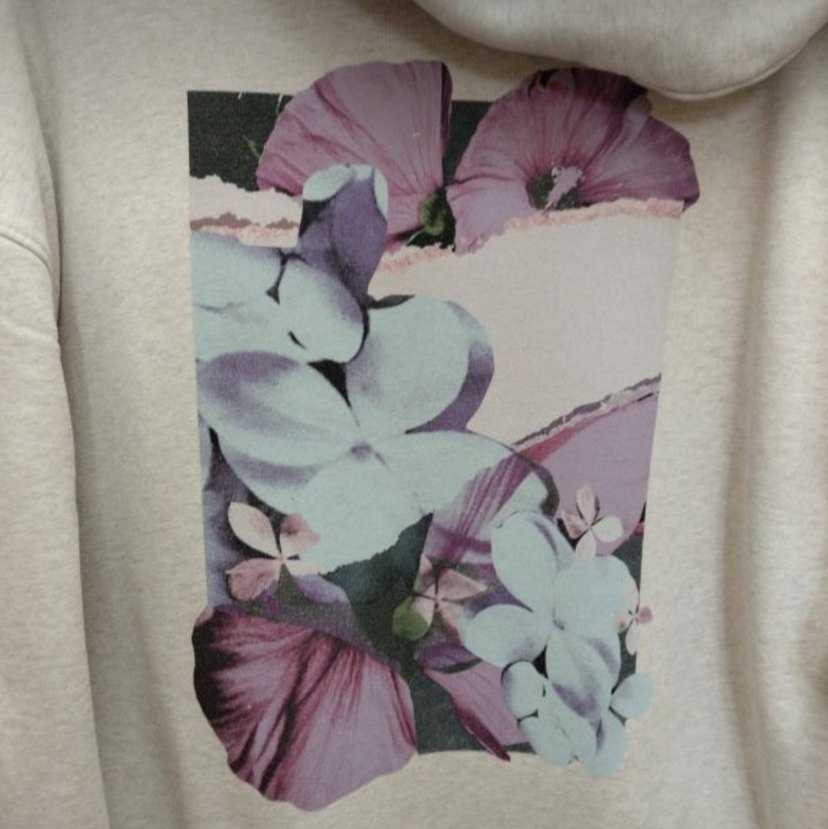 Gri Kapüşonlu Kadın Sweatshirt - Görsel 4