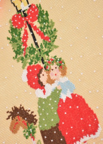 Renkli Yeni Yıl Nakış Süsü - Görsel 2