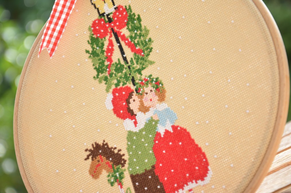 Renkli Yeni Yıl Nakış Süsü - Görsel 2