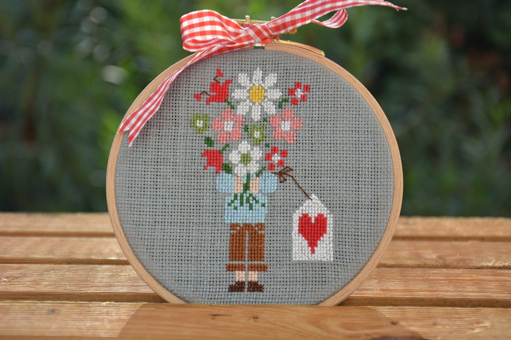 El İşi Nakışlı Bohem Dekoratif Çerçeve - Görsel 3