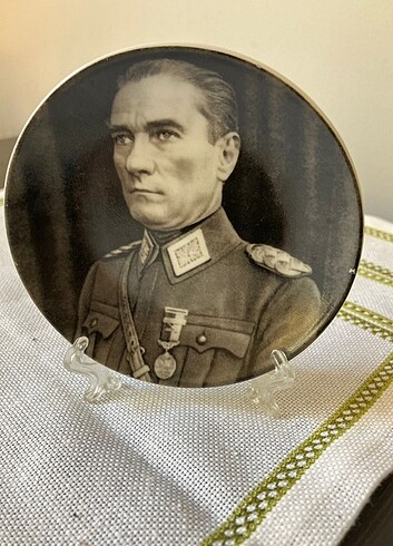 Atatürk Dekoratif Tabak 