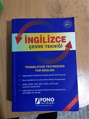 ingilizce çeviri tekniği kitabı