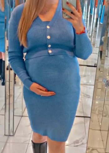 Mavi 3 lü Triko takım - Görsel 6