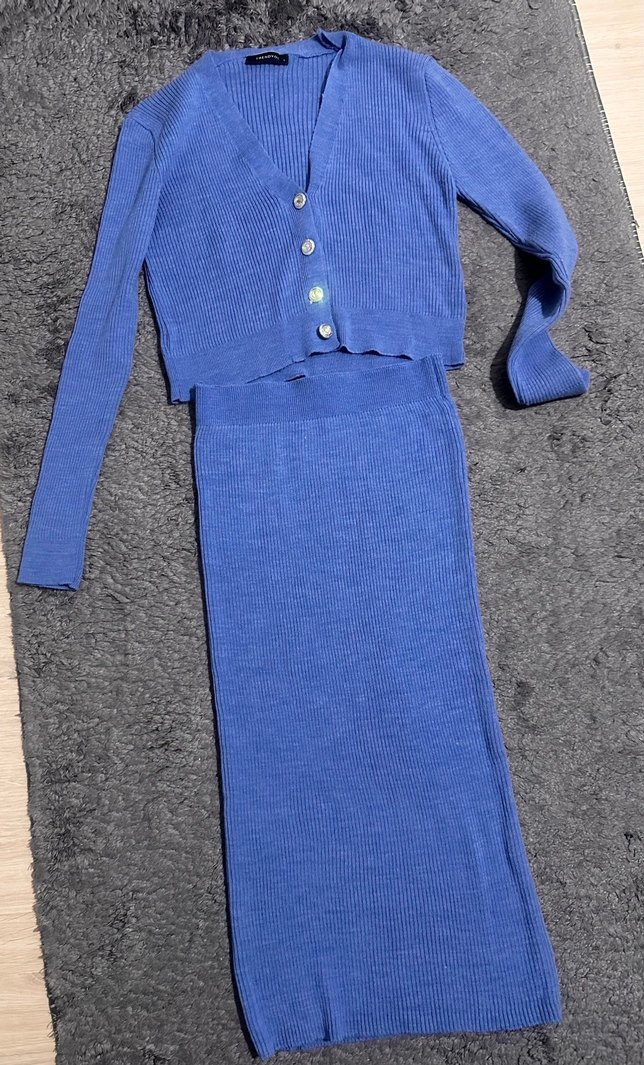 Mavi 3 lü Triko takım - Görsel 2