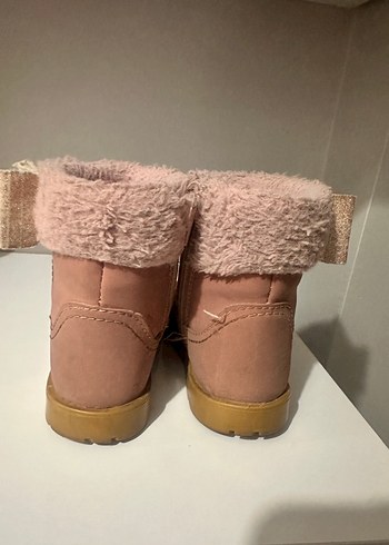 Kız Çocuk Pudra Süet Tokalı Bot - Görsel 4