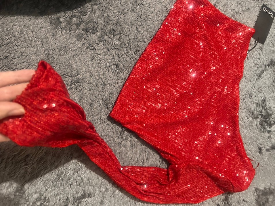 Payet tek kol bluz - Görsel 4