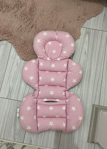 Pembe Yıldız Desenli Bebek Minderi - Görsel 2