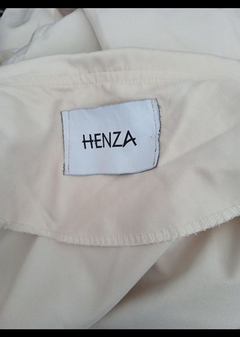 38 Beden ten rengi Renk Bej Uzun Keten Kadın Trençkot