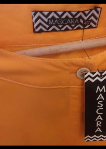 Mascara Sarı Uzun Düğmeli Kadın Tunik