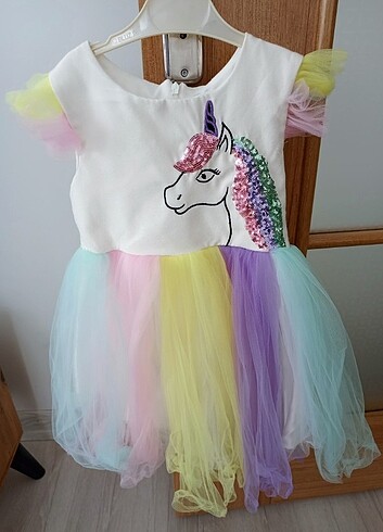 Unicorn Kız çocuk elbise