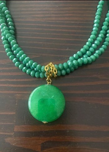 Boncuklu Bohem Kadın Kolyesi - Görsel 2