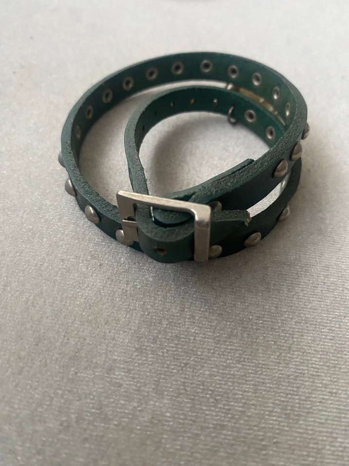 Tokalı Haki Kadın Bileklik - Görsel 2