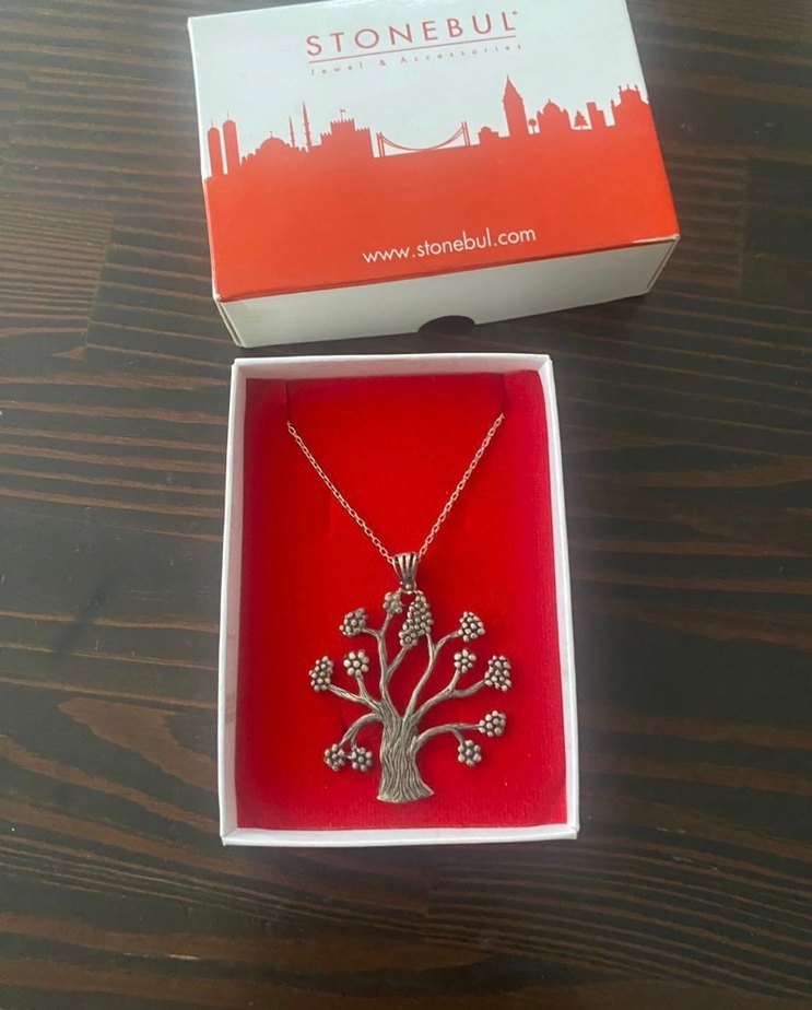 Vintage Stil Bohem Zincir Detaylı Kolye - Görsel 2