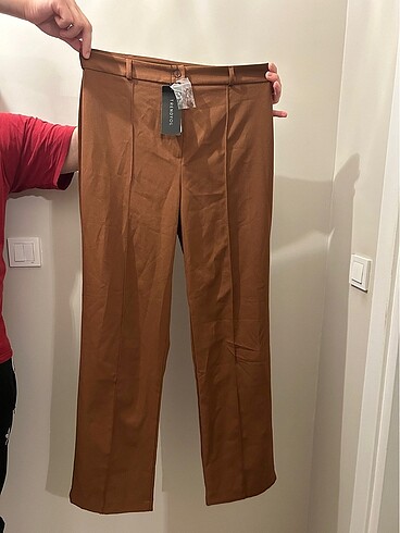 Hiç Giyilmemiş Kahverengi Pantolon