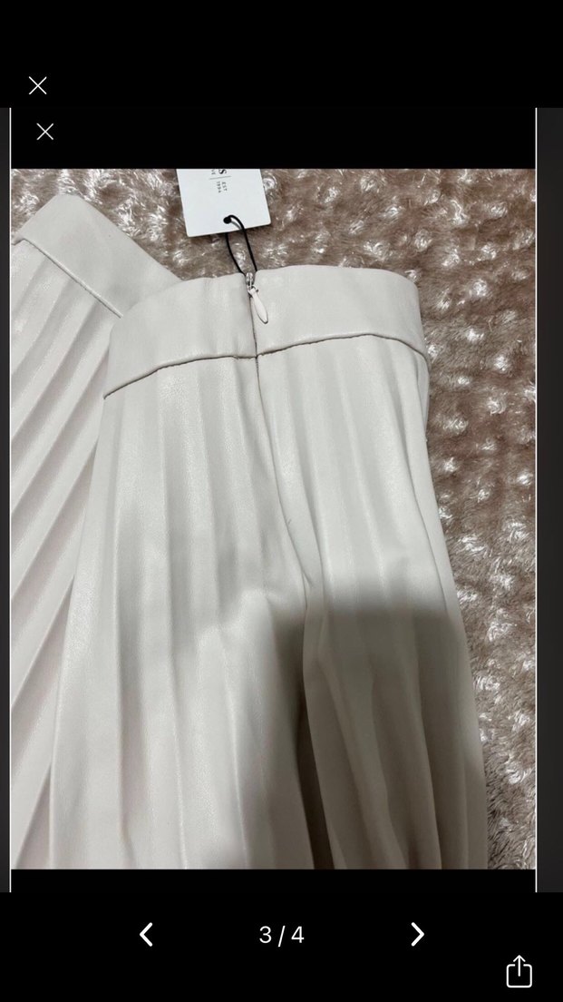 Pilili Deri Midi etek - Görsel 2