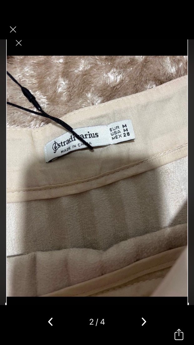 Pilili Deri Midi etek - Görsel 3