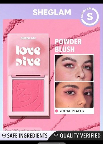 SHEGLAM Pudra Allık - You're Peachy