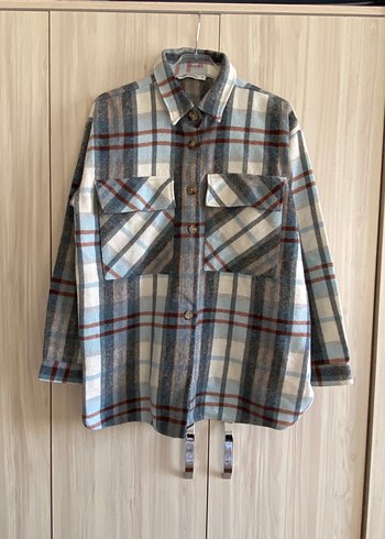 Ekose oduncu kışlık gömlek ceket - Görsel 2