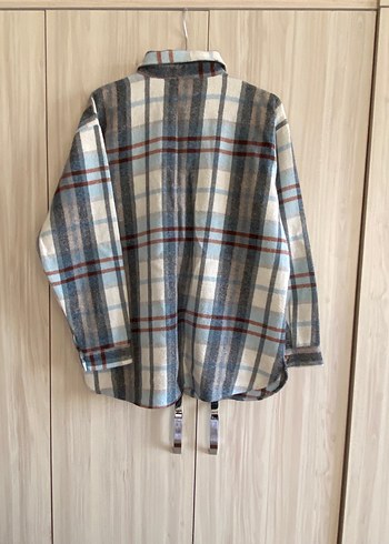 Ekose oduncu kışlık gömlek ceket - Görsel 3