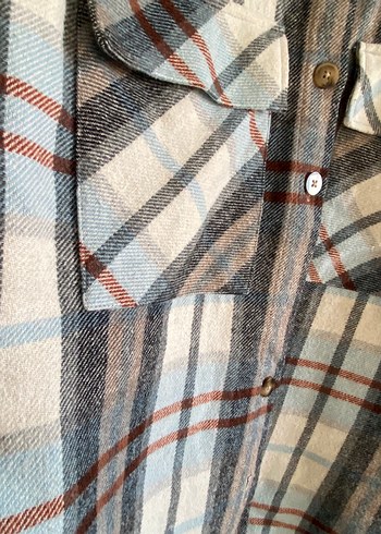 Ekose oduncu kışlık gömlek ceket - Görsel 4