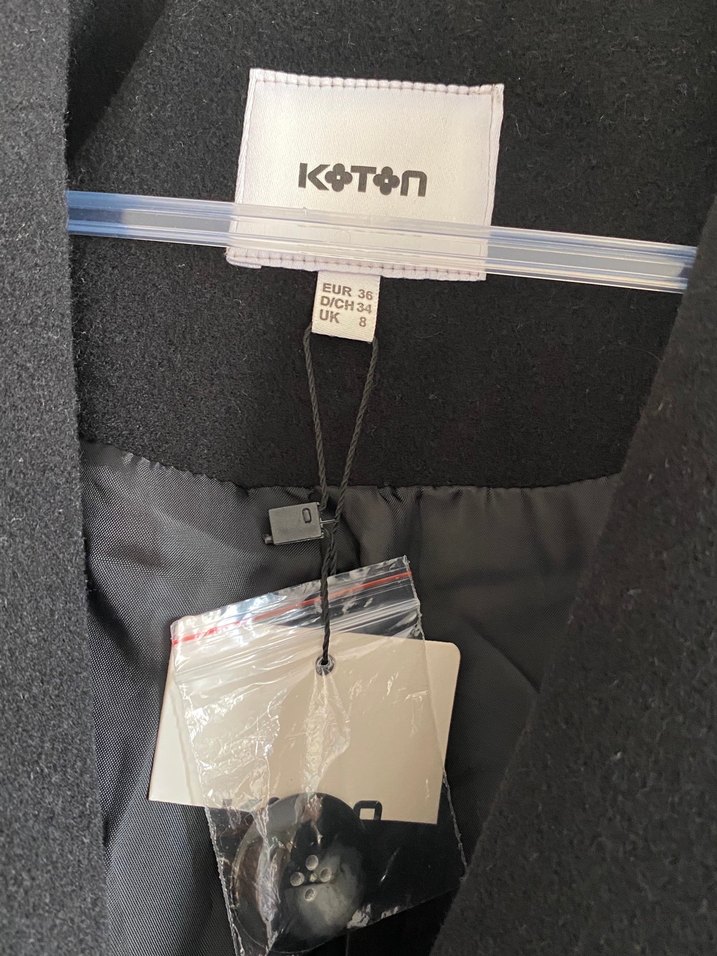 Siyah Uzun Klasik Kaban - Görsel 2