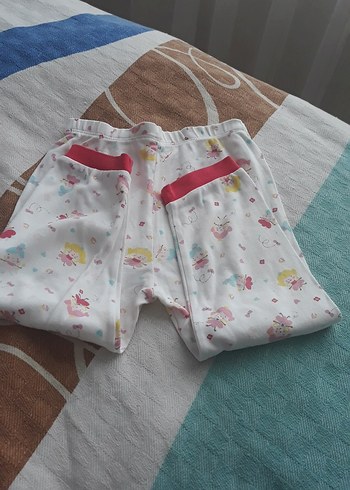18-24 Ay Beden çeşitli Renk Kız Çocuk Pastel Renkli Pamuklu Tayt