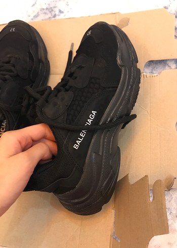 Diğer Balenciaga Siyah Platform Spor Ayakkabı