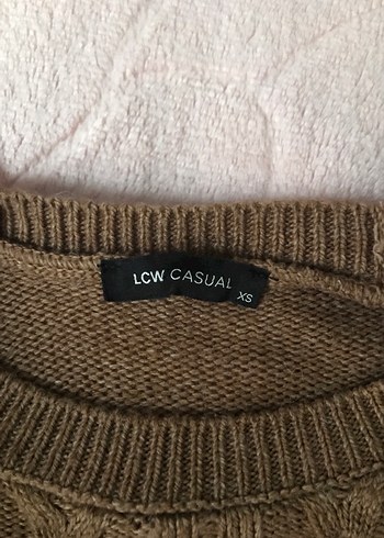 Kahverengi Örgü Kadın Kazak - Görsel 3