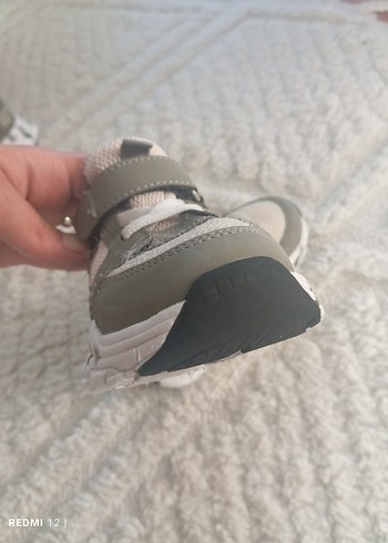 Gri Erkek Çocuk Spor Ayakkabı Velcro - Görsel 6