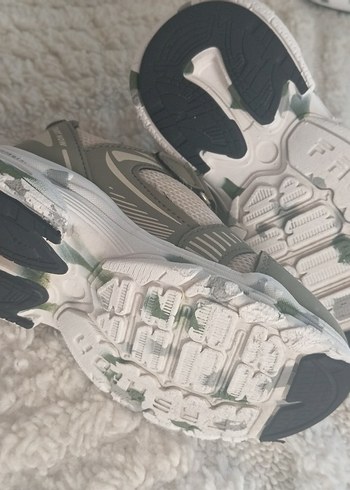 Gri Erkek Çocuk Spor Ayakkabı Velcro - Görsel 4