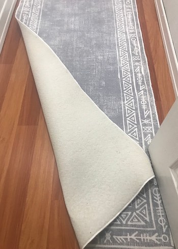 Gri Desensiz Geleneksel Halı 80*200 - Görsel 2